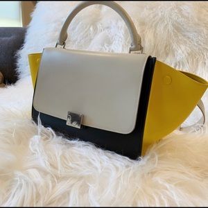 Celine Tri-color medium Trapeze bag